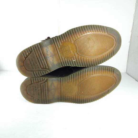 Dr. Martens Women's Teresa US 8 Leather Cherry Red Arcadia Buckle Ankle Boots - Picture 9 of 15